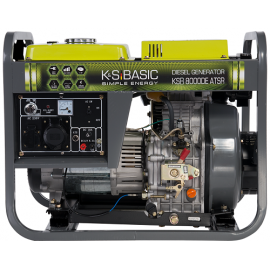 Generator de curent 6,5 kw diesel cu pornire electrica KS 8000DE ATSR